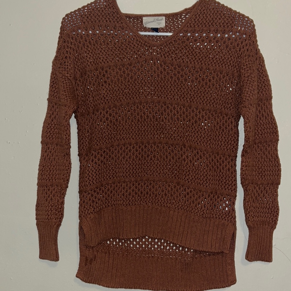 Brown sweater